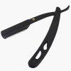 ⁦ידית תער מקצועית HOFMAN full black⁩ – תמונה ⁦2⁩