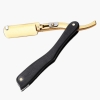 ⁦ידית תער מקצועית מעץ HOFMAN black wood.⁩ – תמונה ⁦2⁩
