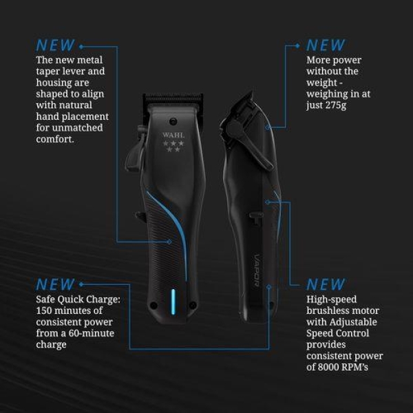 ⁦מכונת תספורת Vapor WAHL STAR 5⁩ – תמונה ⁦2⁩